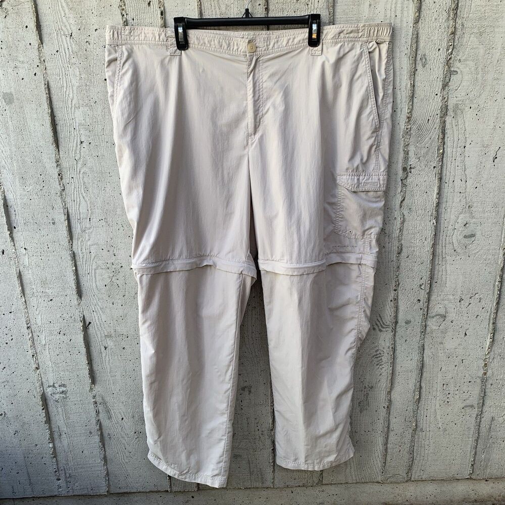 Columbia PFG Omni-Shade Convertible Hiking Fishing Camping Cargo Pant 48x32